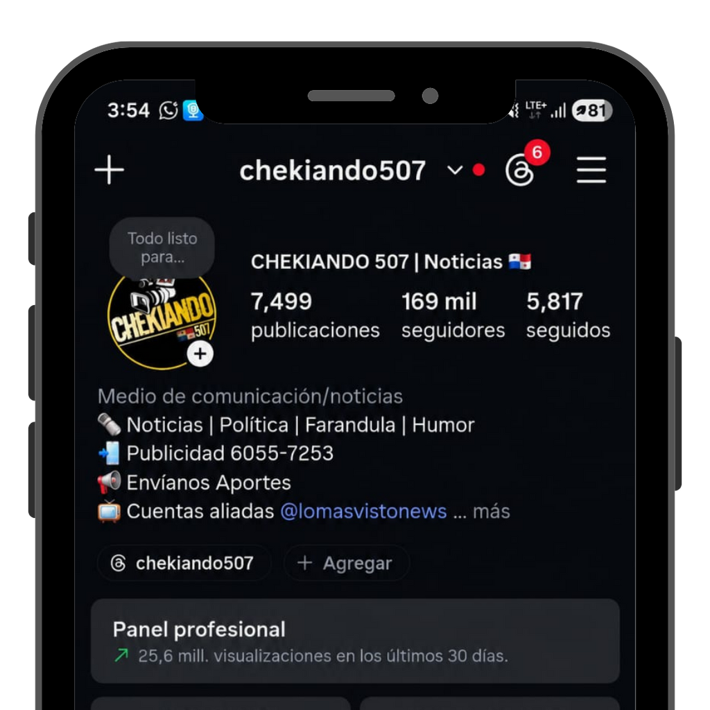 CHEKIANDO507                      170,000 Seguidores