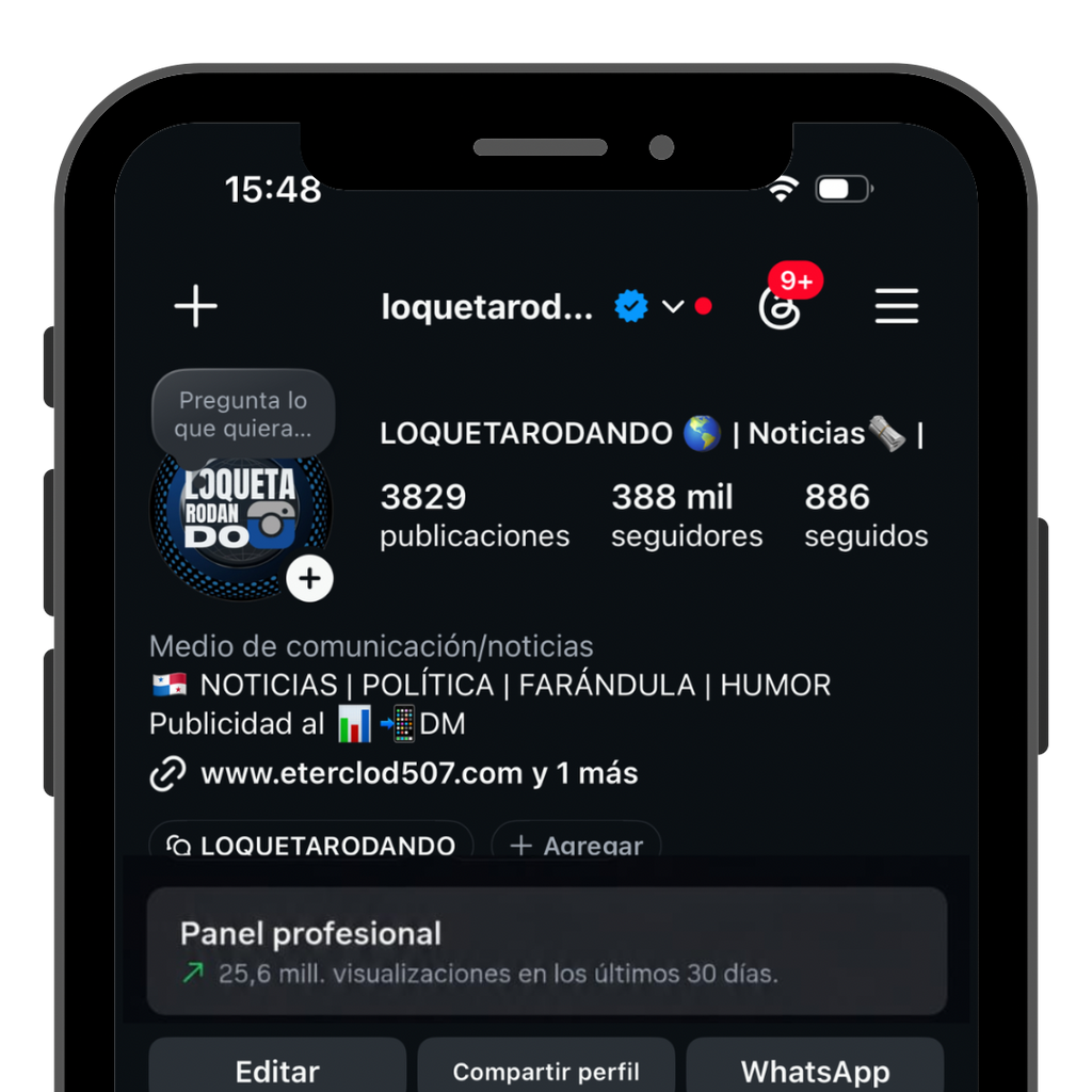LOQUETARODANDO2                                   388,000 Seguidores