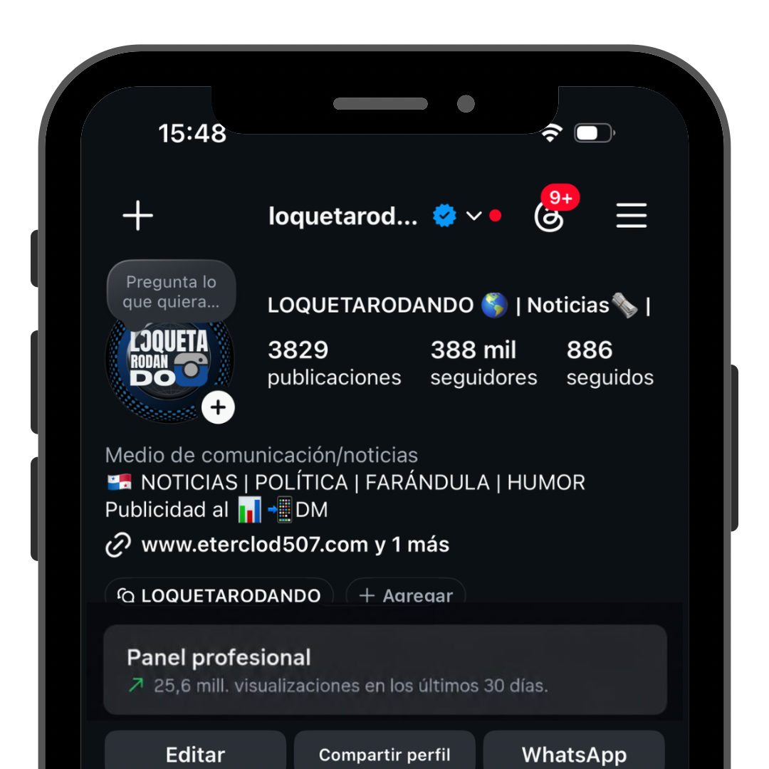 LOQUETARODANDO2                                   388,000 Seguidores